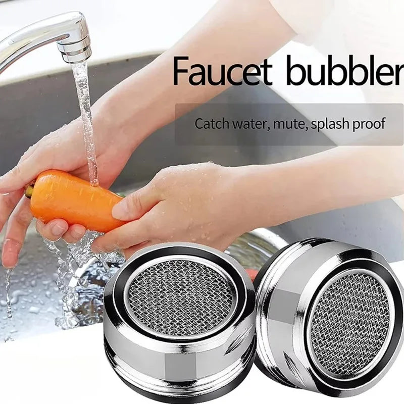 3PCS Brass Water Saving Faucet Tap Aerator M24 Thread Bathroom Faucet Bubbler Stainless Steel Replaceable Filter Mixed Nozzle