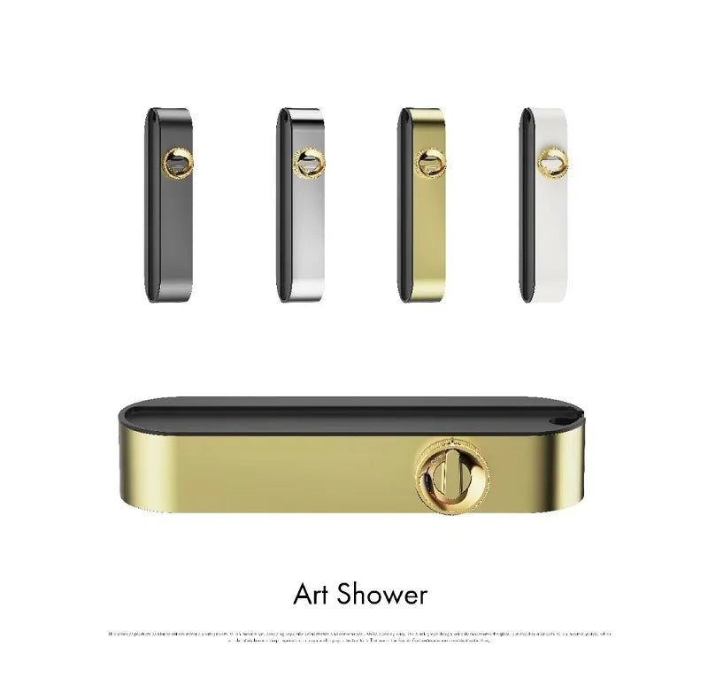 Luxury Modern Brass Bathroom shower faucet set Hot Cold water shower set Rainfall Waterfall 3 mode Shower faucet Wall Mounted