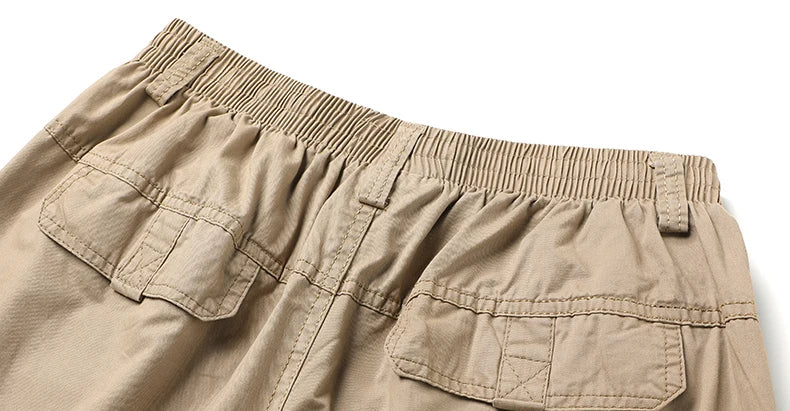 Men's Cargo Pants Summer Spring Cotton Work Wear New In Large Size 6xl Casual Climbing Joggers Sweatpants Hombre Autumn Trousers