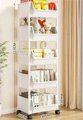 Trolley Bookshelf Kitchen Storage Rack Kitchen Corner Narrow Slit Storage Living Room Cabinet Bathroom Home Organizer Gifts