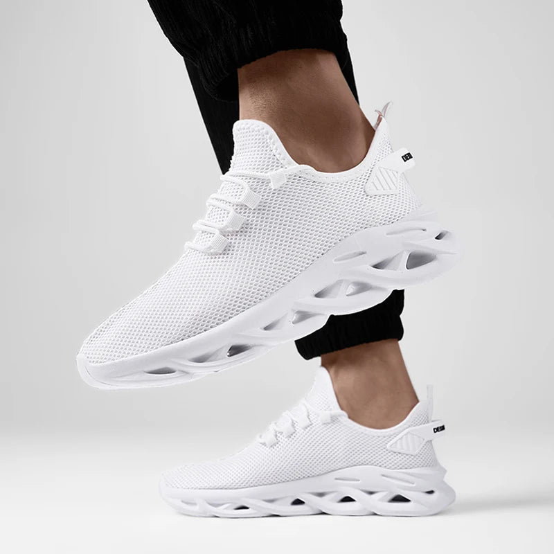 Men's Sports Sneakers Running Shoes Non-Slip Outdoor Casual Mesh Tennis Athletic Lightweight Breathable For Women Walking Shoe