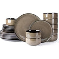 Ceic Dinnerware Sets or 8,Plates and Bowls Sets,Reactive Glaze Dishes Set,Highly Chip and Crack Resistant | Dishwasher & Microwa
