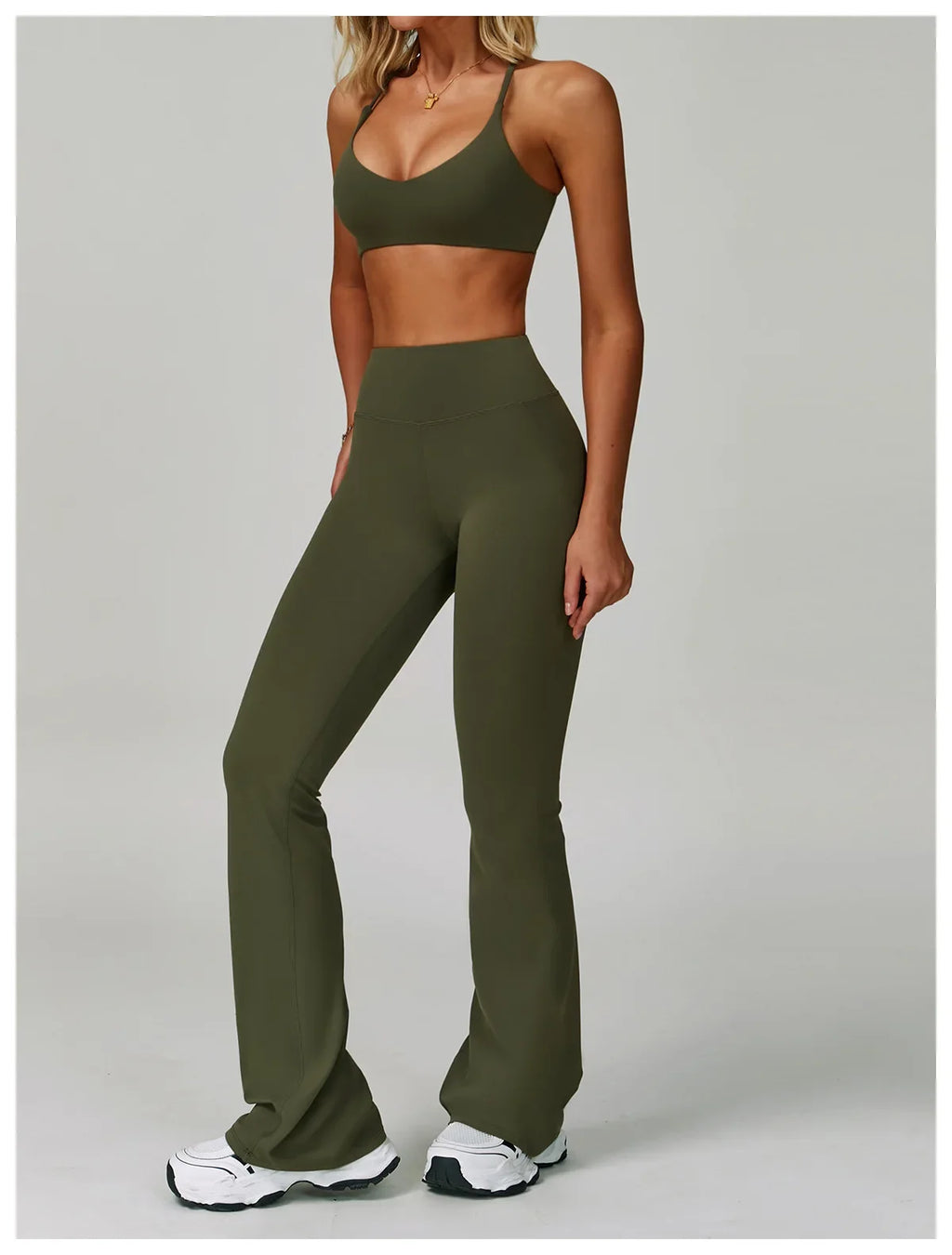 2Pcs Sets Women's Tracksuit Fitness Clothes Yoga Sets Sportswear Workout Bra High Waist Leggings Set Gym Clothing Sports Suits