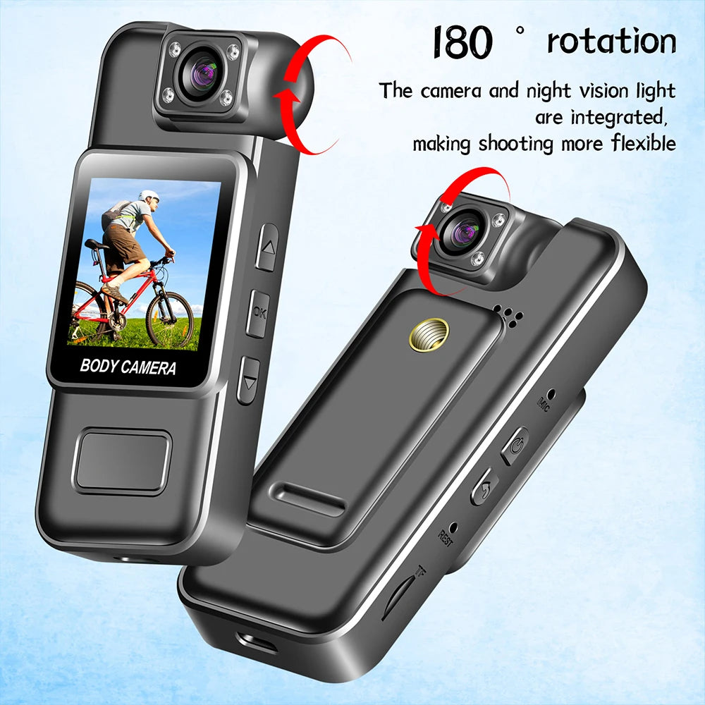 HD 4K Wifi Hotspot Mini Camera Portable Digital Bodycam Night Vision DVR Mini Police Camera