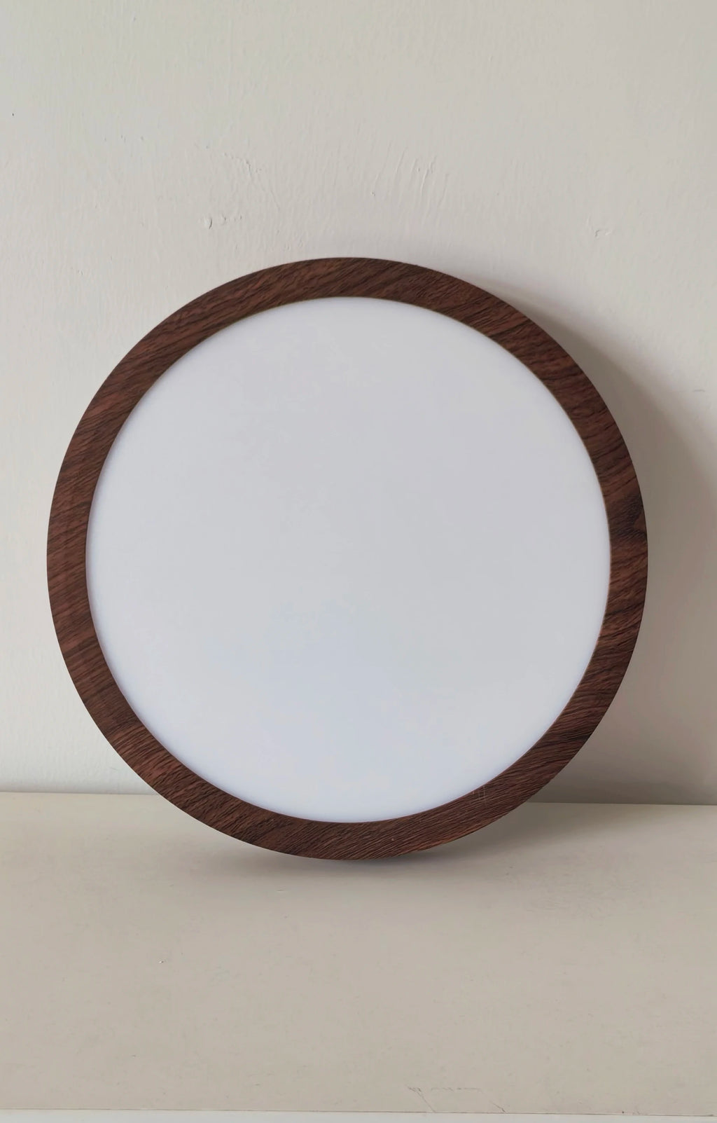 Modern Wood Grain LED Ceiling Light Ultra-Thin Walnut Wood Ceiling Lamp Bedroom Bathroom Living Room Kitchen Home Decor Lighting