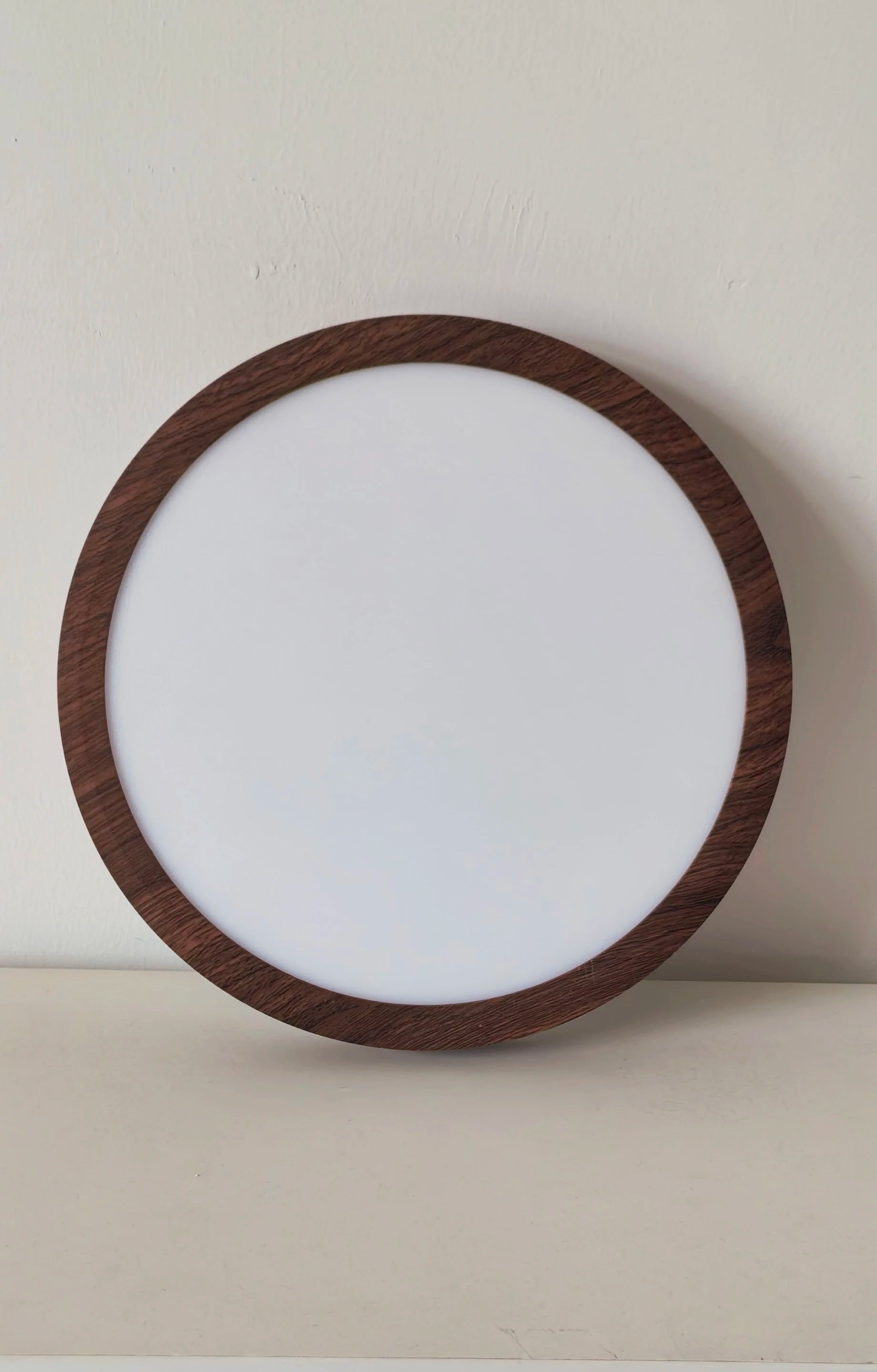 Modern Wood Grain LED Ceiling Light Ultra-Thin Walnut Wood Ceiling Lamp Bedroom Bathroom Living Room Kitchen Home Decor Lighting