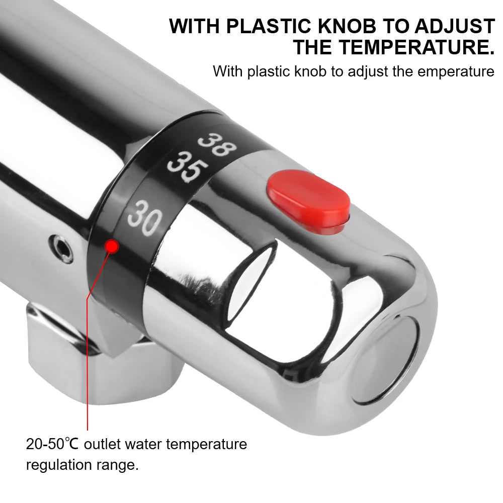 Thermostatic Shower Water Faucet Bathroom Tool Bathroom Mixing Valve Hot And Cold Mixer Thermostatic Tap Bathtub Faucet