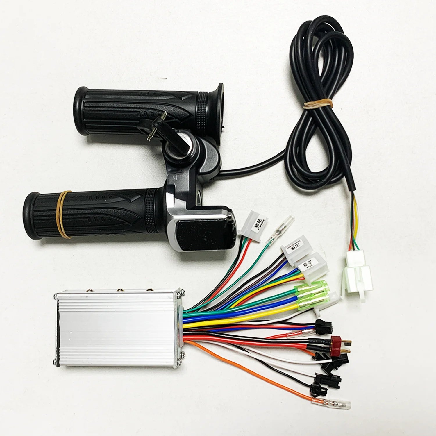E-bike Scooter 3-mode sine wave brushless motor controller 24/36/48V 350W 18A +with lock handlebar LED display battery capacity