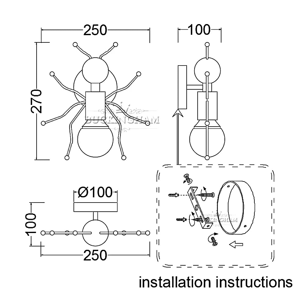 Modern LED  Wall Lamp Nordic Cartoon Doll Wall Lights  American Creative Metal Robot Sconce for Kids Baby Room Living Bedroom