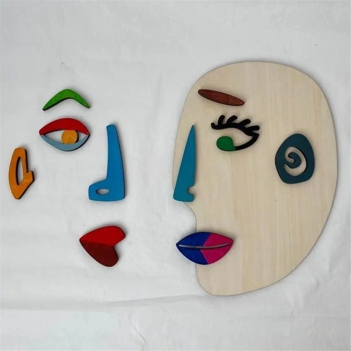 Modern Montessori Puzzles, 26 Part Picasso Modern Art Puzzle-Wooden Toddler