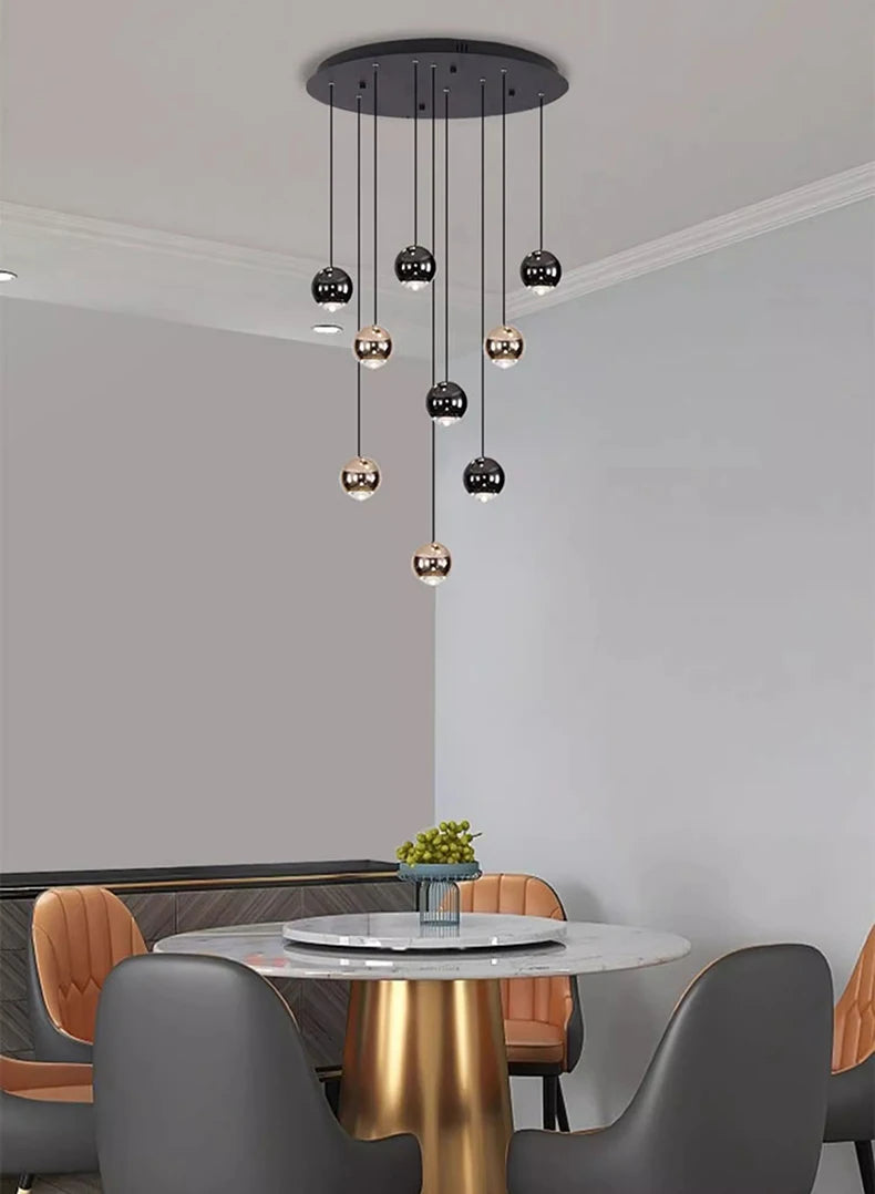 Home Decor Led  Chandeliers Ceiling Lights Pendant Lamps Hanging Light For Living Room Dining Hallway Entrance Indoor Lighting