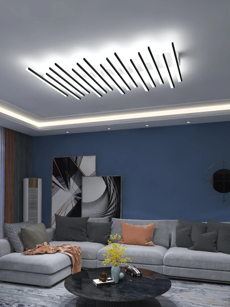 Modern Living Room Lamps Ceiling Light Interior Decoration for Home House LED Lamps for Bedrooms Linear Ceiling Light Home Lamp