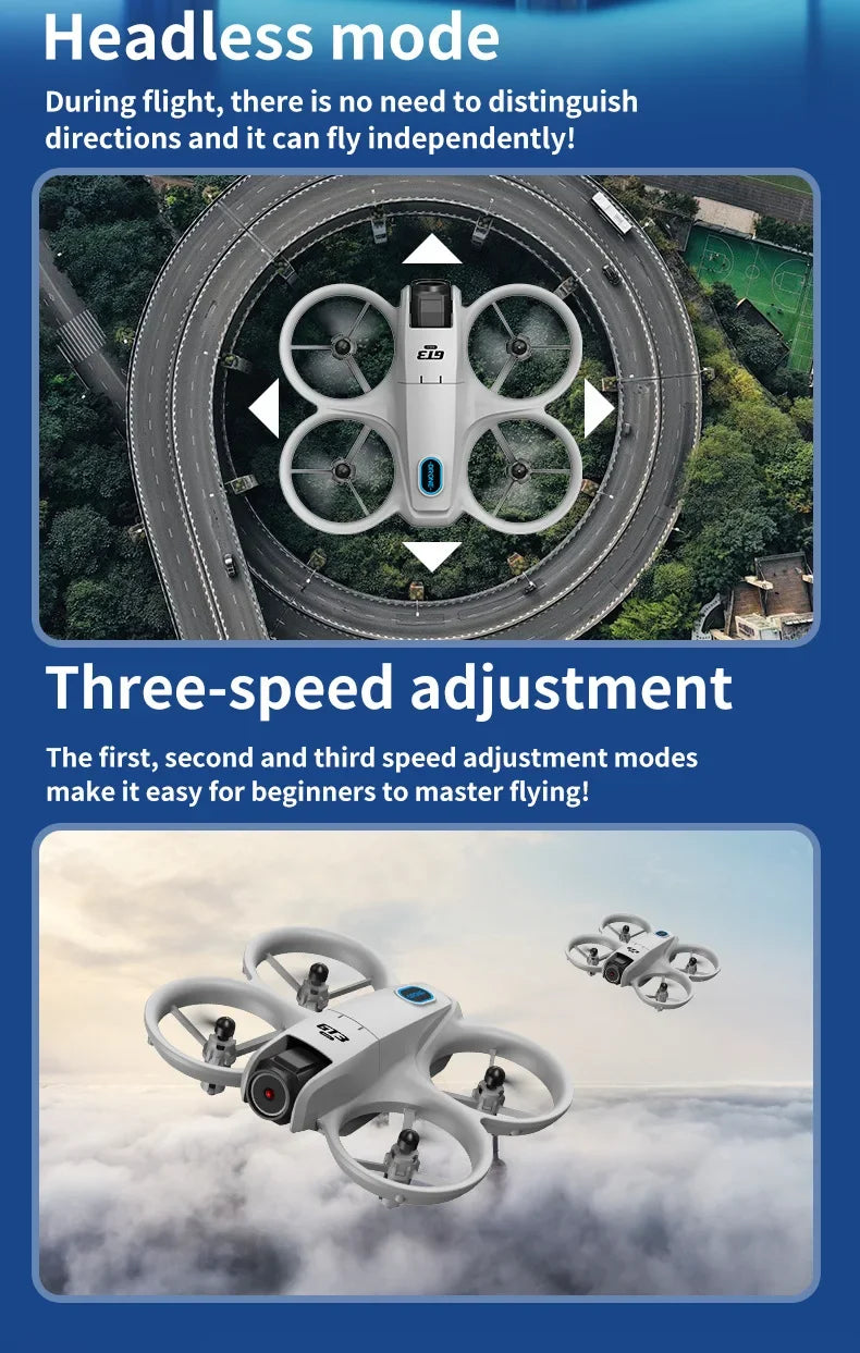 2026New GT3 MAX Drone 8K HD 4.3" Remote Control Headless Mode Helicopter 360° Flip Quadcopter Toys Mini Drone Fors Kid Toy Gifts