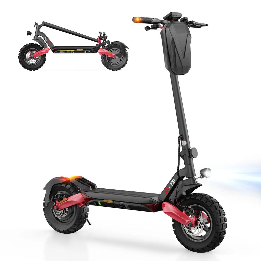 isinwheel T8 （ABE）adult electric scooter 1200W motor 48V15Ah battery electric scooter 10 inch solid tire  electric scooter