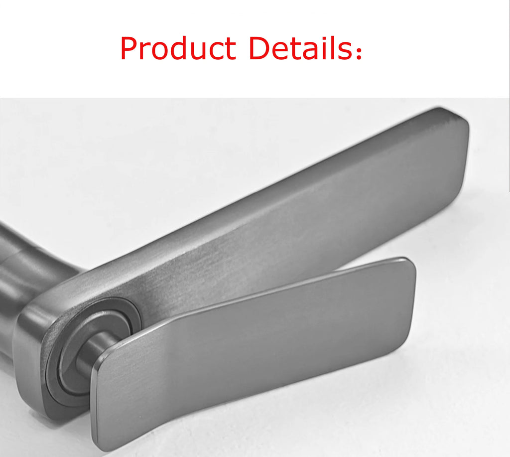 BAKALA Luxury Black Gray Wash Basin Taps Modern White Faucet Bathroom Luxury Basin Faucets Antique Hot Cold Water Sink Tap Mixer