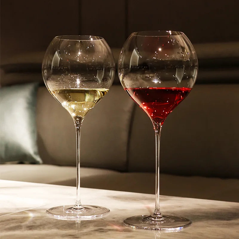 600ml Large Ultra-thin Sheer Red Wine Glasses White Wine Glasses Sparkling Wine Champagne Glasses Bar Barware