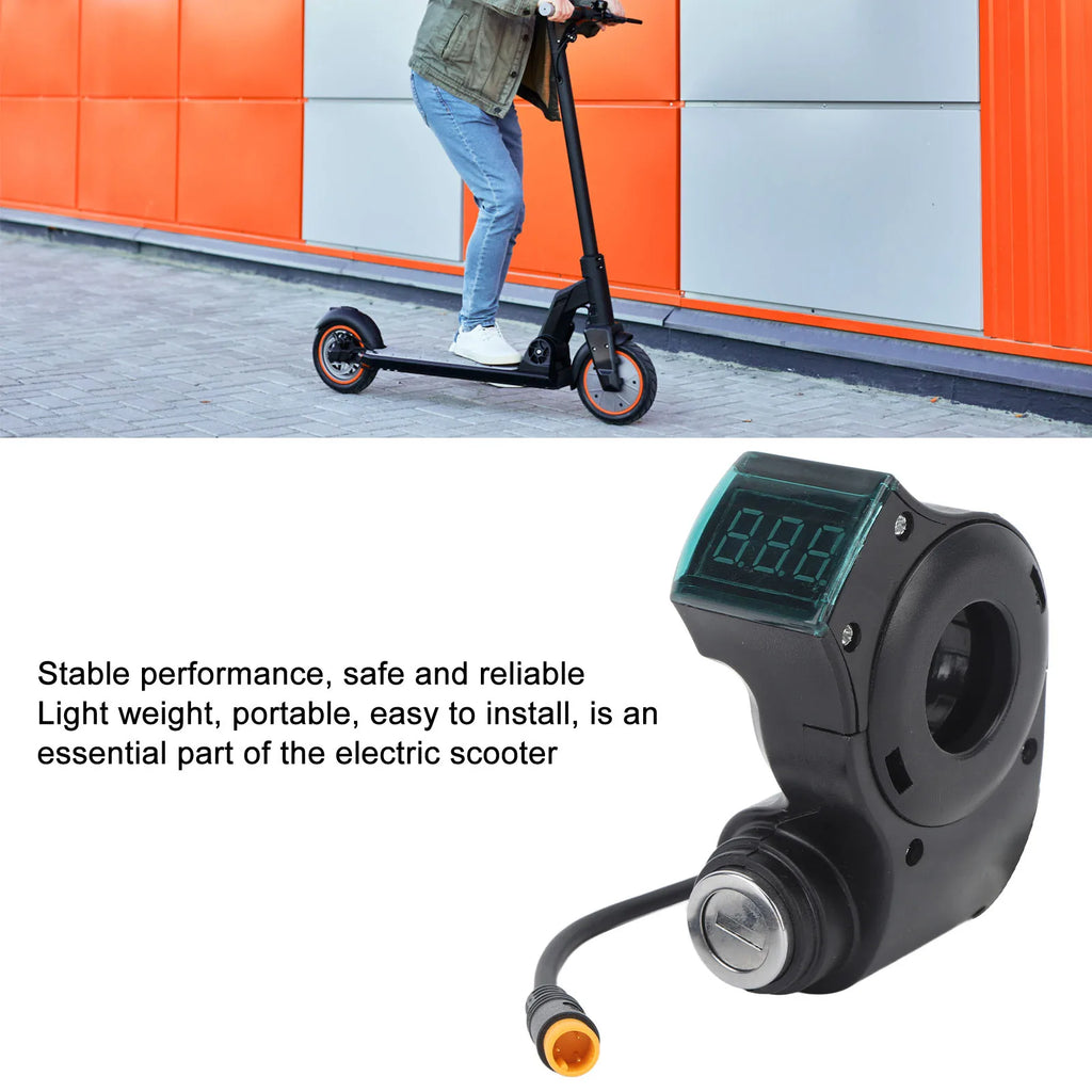 Scooter Digital Display  Lock Secure and  ABS Electric Scooter Key  Lock with 2 Keys for Maintenance