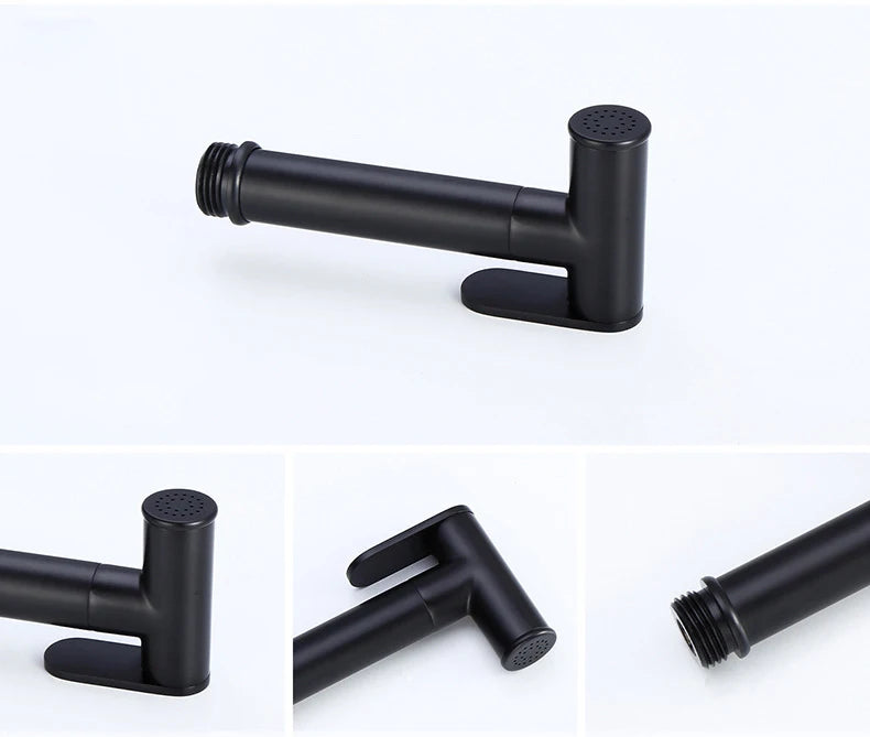 Brass Handheld Toilet Bidet Sprayer Set Accessories Black Bidet Faucet for Bathroom Sprayer Shower Head Self Cleaning White