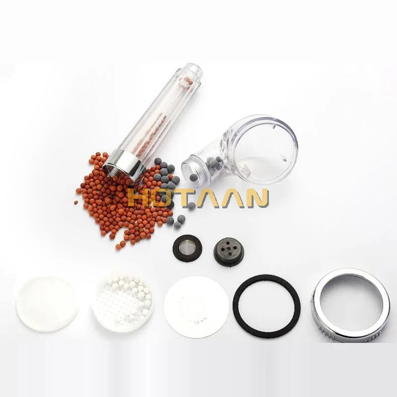 crystal Anion spa Hand hold Bathroom hand shower shower head Filter Pressurize Saving Water. Bathroom Accessories YT-5103