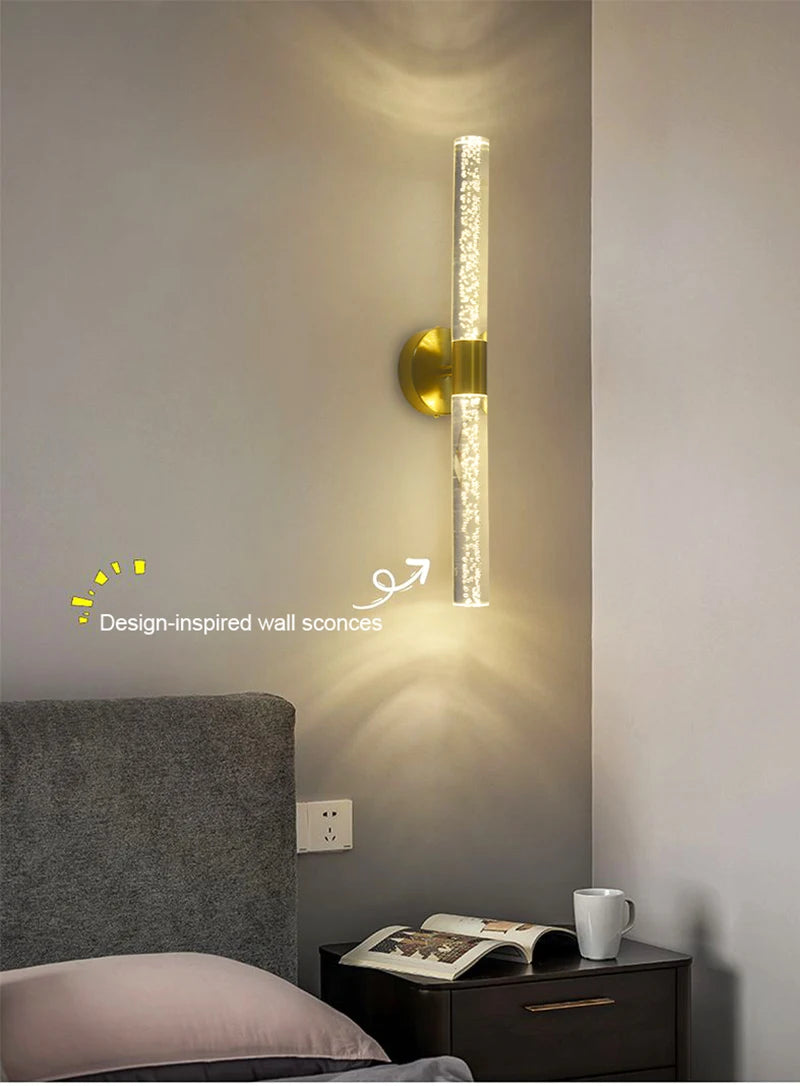 Interior Wall Light Nordic Luxury Wall Lamp Living Room Bedroom Bedside Background Lamp Home Decoration Modern  Led   Wall Light