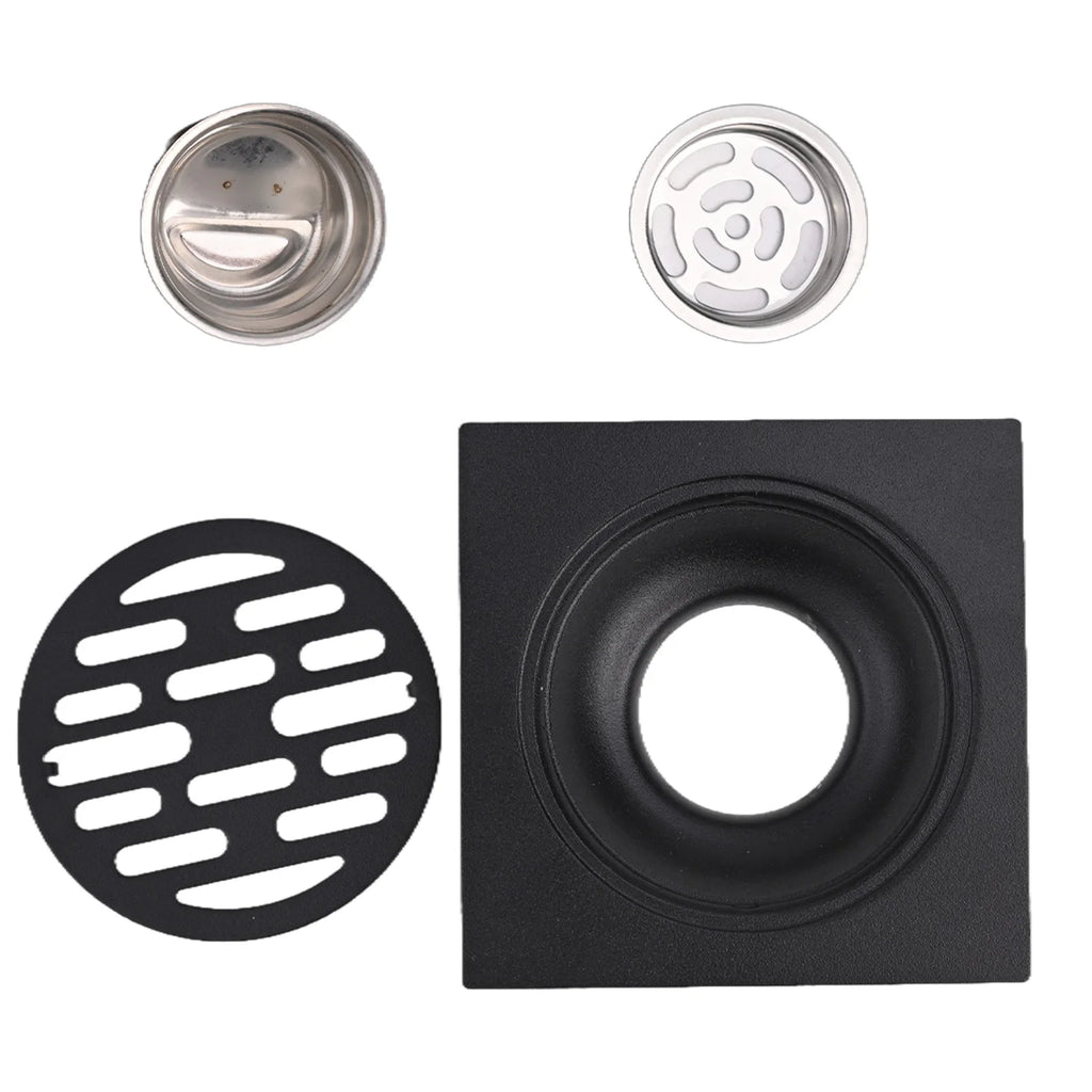 Shower Floor Drain Backflow Preventer Sewer 304 Stainless Steel  Anti-odor Drainer Shower For Bathroom Toilet Kitchen Balcony