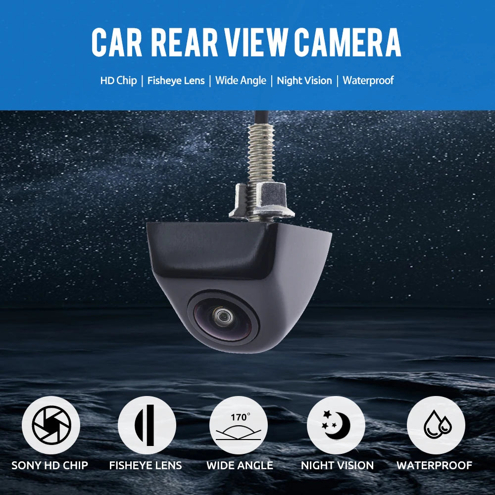 Parking Assistance Car Rear View Camera 12V Back Reverse Fish Eyes Night Vision CCD HD 170 Degree Angle Auto