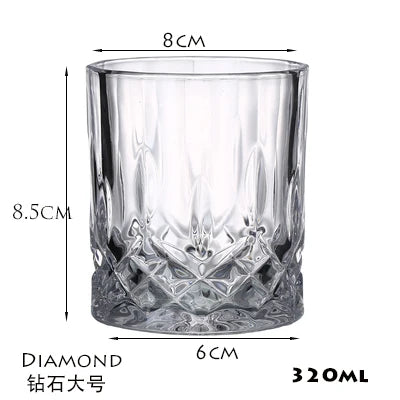 Whiskey Glasses, Scotch Whisky, Bourbon, Cocktails, RUM, Durable Whiskey Glasses