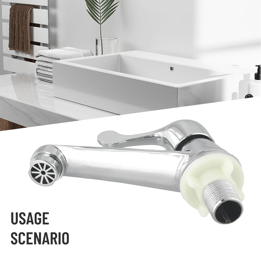 Bathroom Single Cold Water Tap Basin Sink Faucet Mixer Home Kitchen Stainless Steel Basin Sink Faucet Tap Accessories