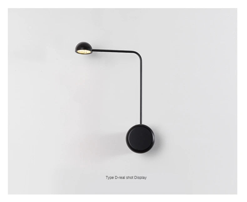 Postmodern Wall Lamp Iron Line Lamp Modern minimalist wall light Bedroom  Background Wall Restaurant Bar wall metal decor light