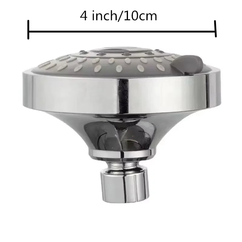 5 Modes High Pressure Shower Head 4Inch Sprayer Adjustable Rainfall Shower Head Sprayer Bathroom Fixture Faucet Replacement Part
