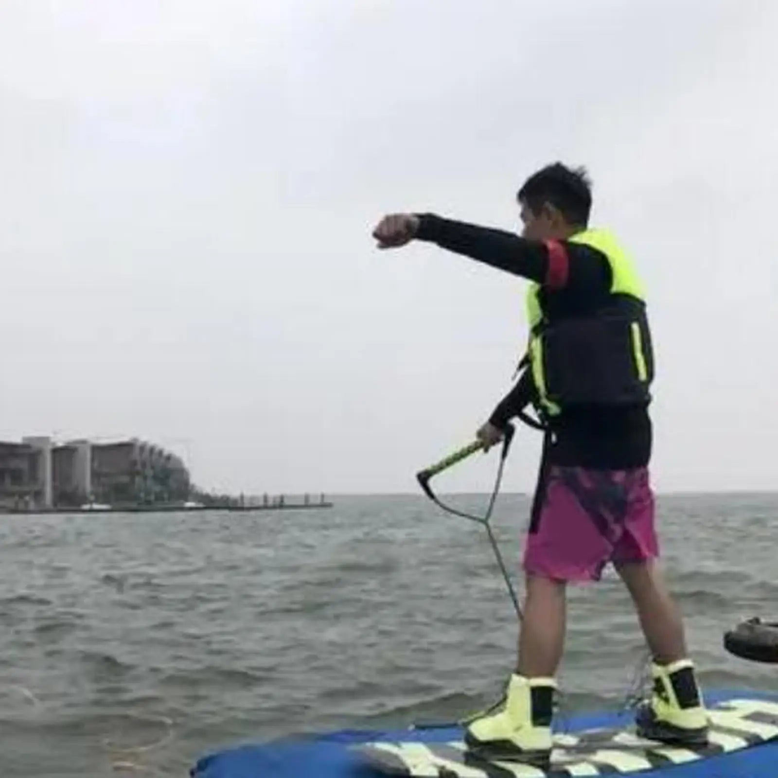 Floatable Wakeboard Surfing Rope EVA Grip Water Sports Tether Boat Accessory for Skiing and Kneeboard