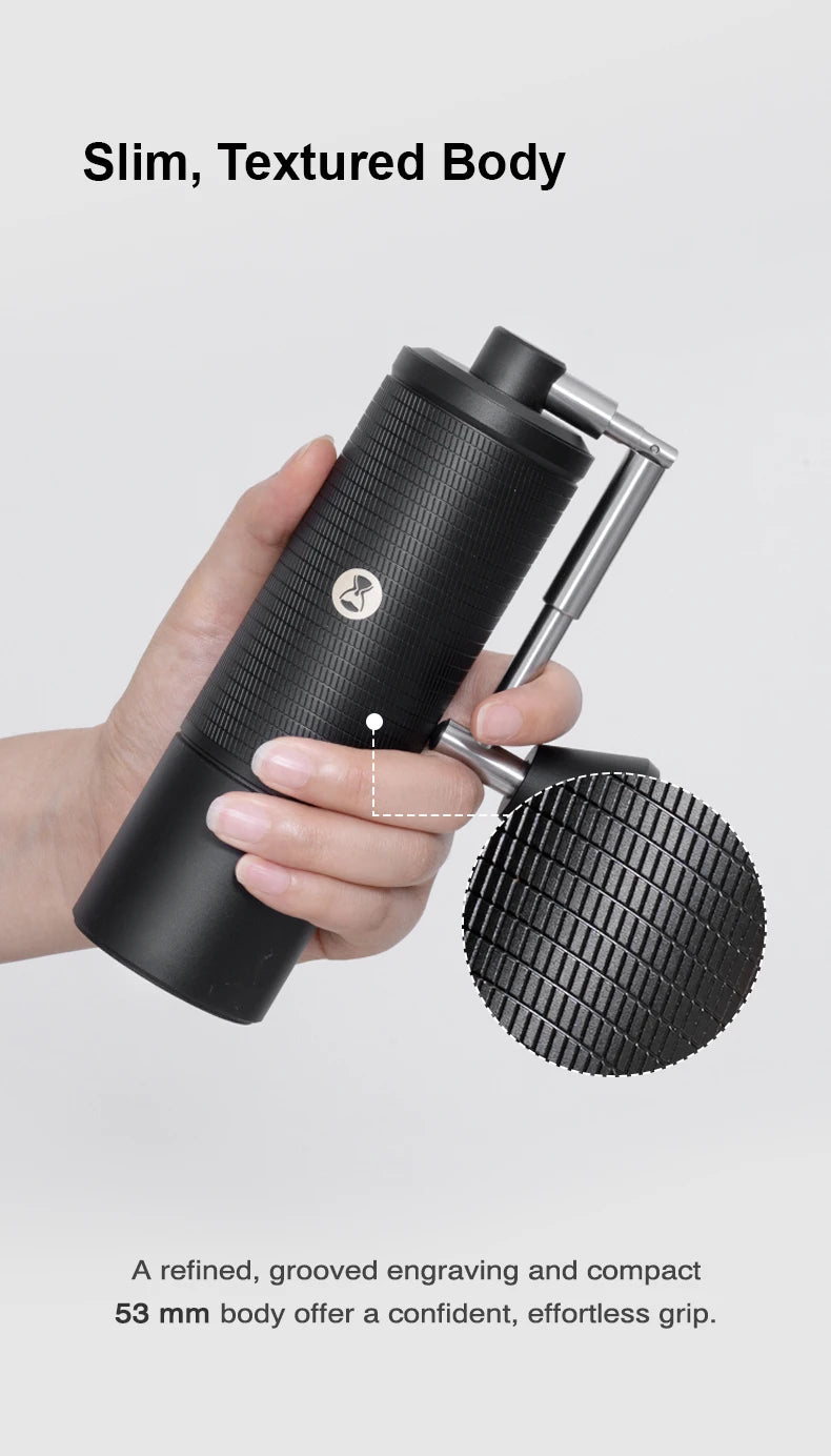 TIMEMORE Chestnut C5ESP PRO Portable Manual Coffee Grinder Foldab Handle Design S2C 42mm Burr Inside Higher Grinding Efficiency