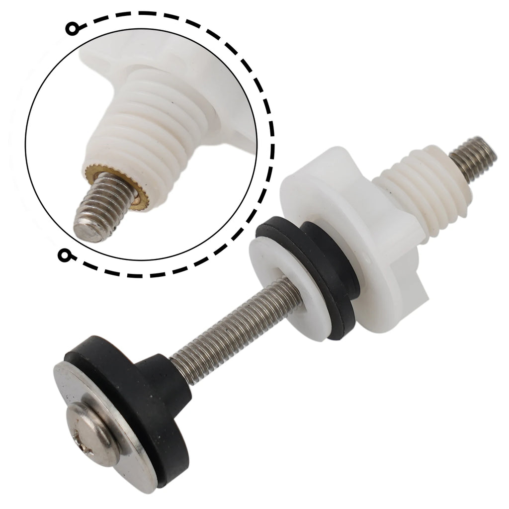 2PCS Tank Bolt M6 Bolts Rubber Toilet Cistern To Toilet Pan Fixing Fitting Sealing Kit Close Coupling Bolts Bathroom Accessories