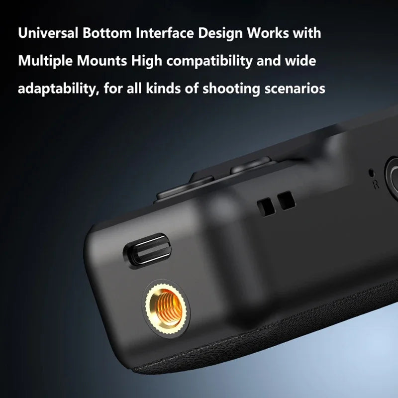 Lenovo HD 4K Action Camera 180° Rotatable Video Recording Entry Portable Action Camera For Vlog YouTube Tiktok Girls Record Life
