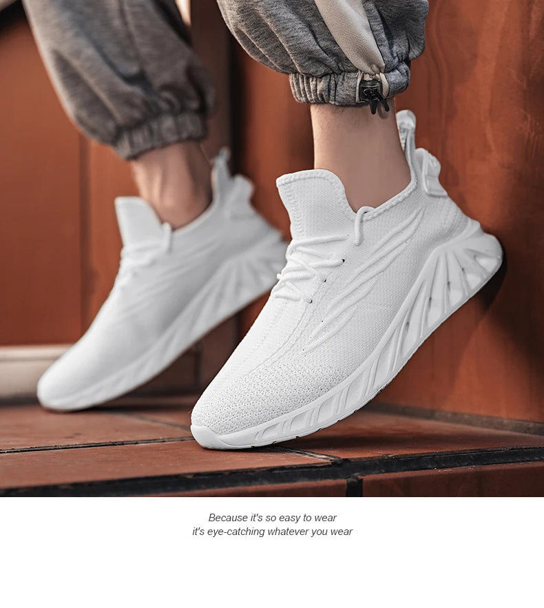 Marathon Running Shoes Casual Men Sports Outdoor Lightweight Shock-Absorbing HardWearing Male Comfortable Athletic WalSneakers