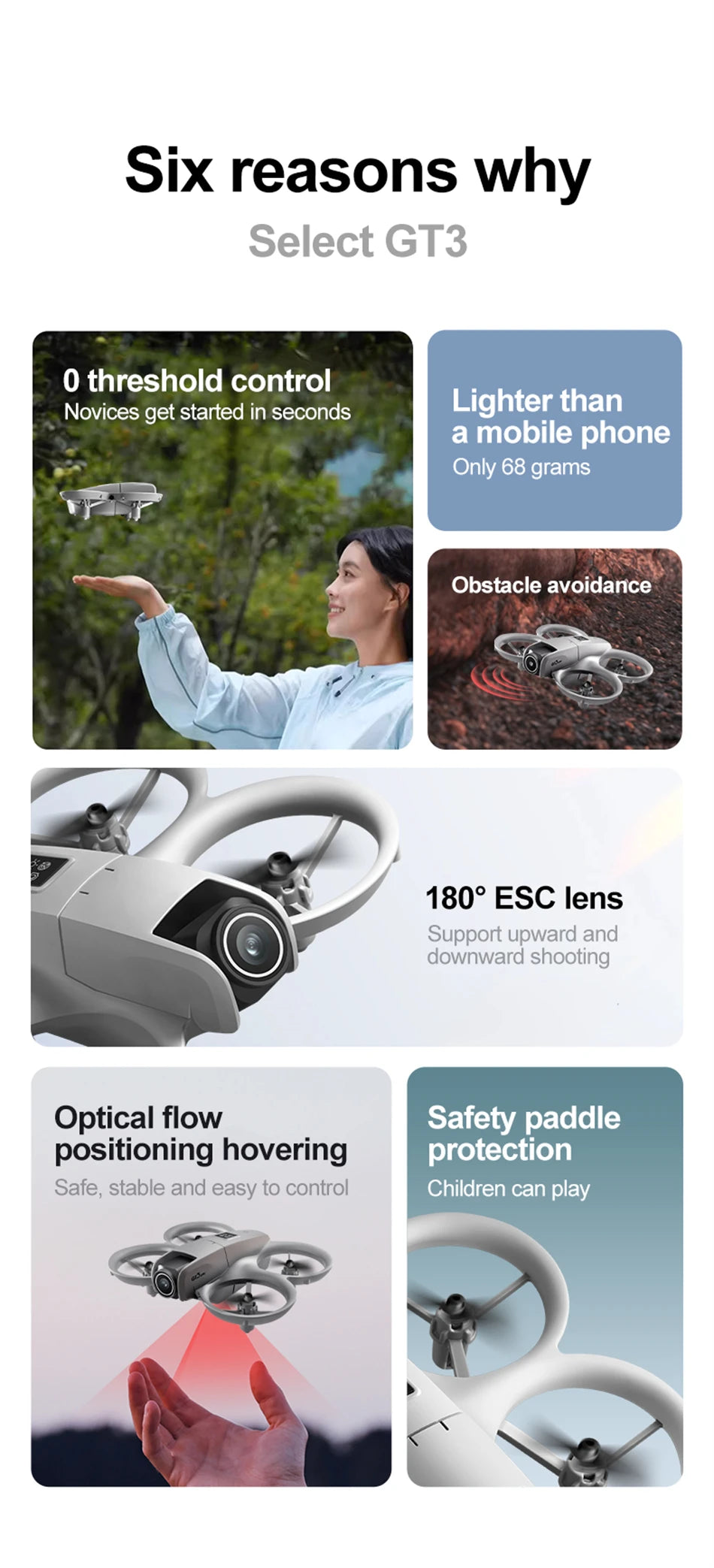 2026 GT3 MAX RC Drone 8K 5G Professional HD Aerial Photography Obstacle Avoidance Remote Control Aircraft Dual Camera Quadcopter
