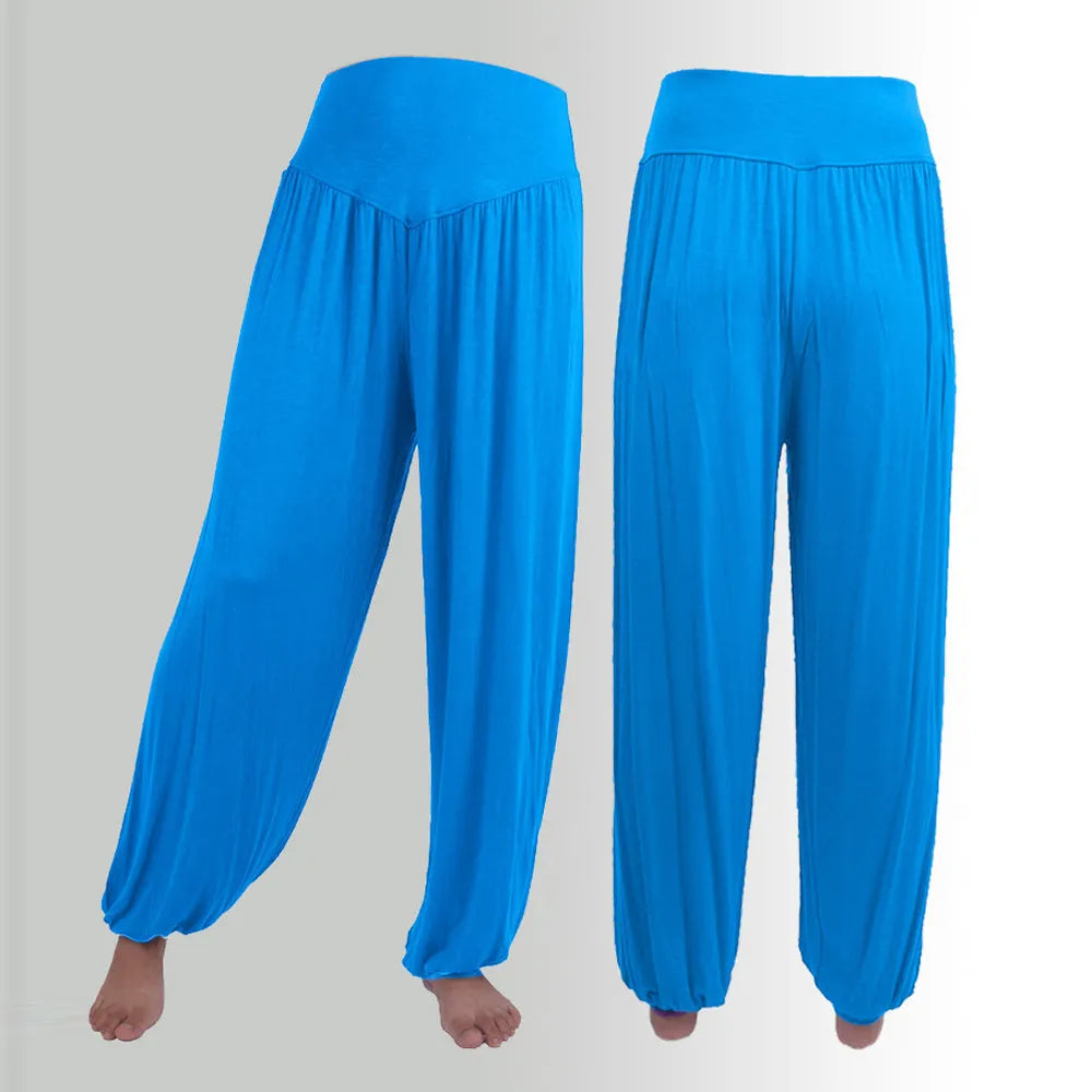 Yoga Pants Loose Harem Pants For Women Training Dance Trousers Sport Running Yoga Pants High Waist Ladies Trousers