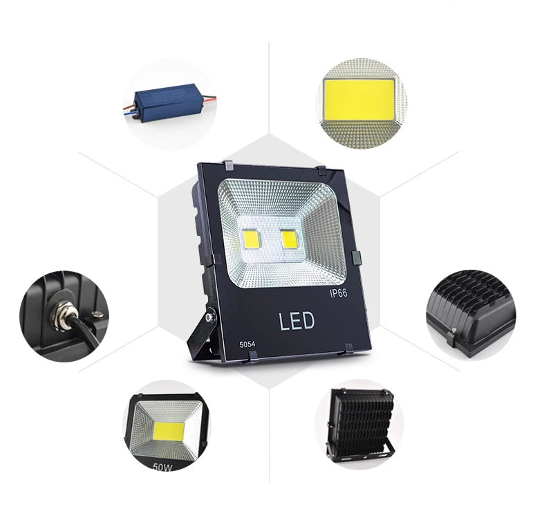 Led Spotlight Colorful Projector Lamp IP66 Outdoor Waterproof Tree Light 10/20/30/50W Garden Green Landscape Patio Lawn Lighting