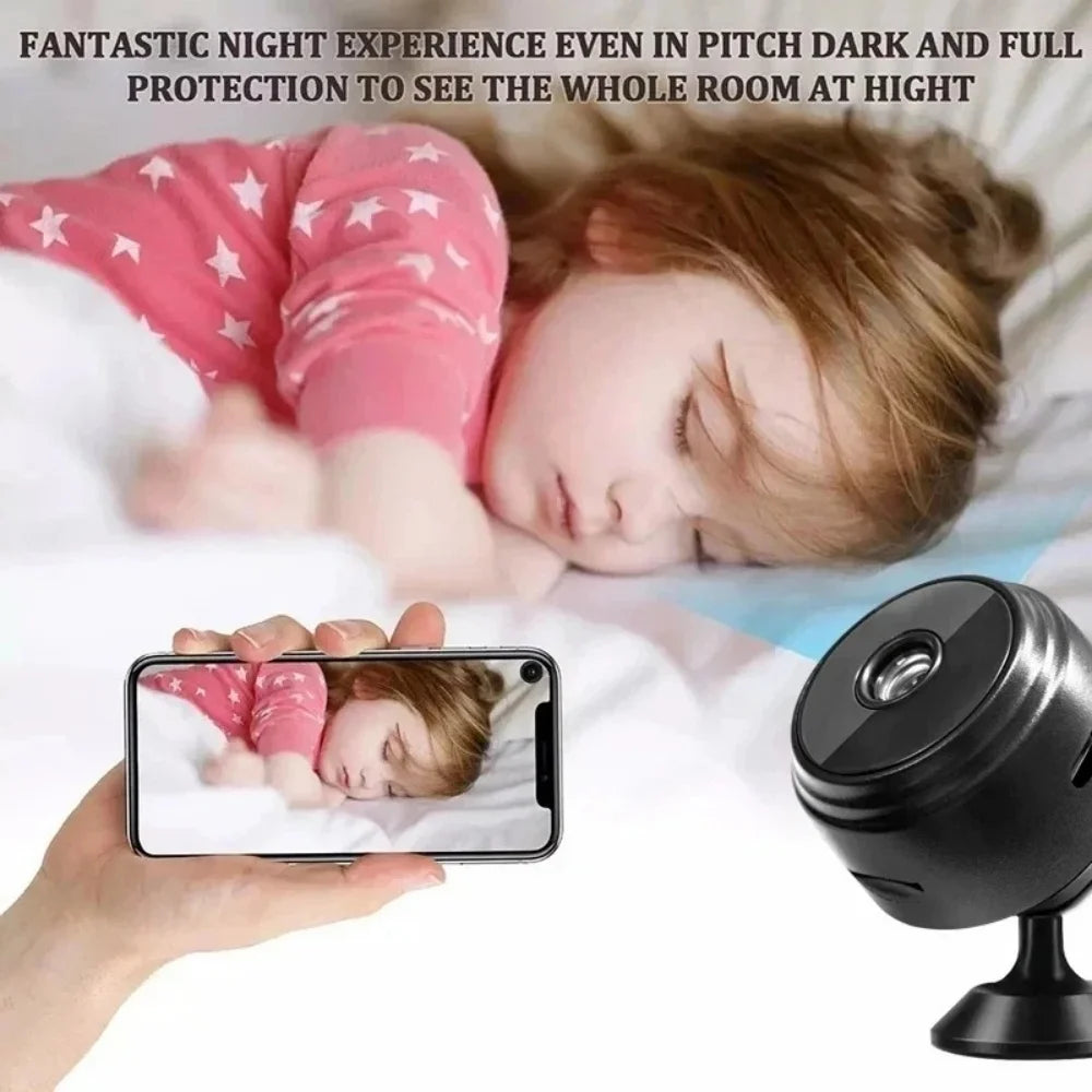A9 WiFi Security Camera Wireless Surveillance Camcorder Infrared Night Vision Motion Detection Remote Video Monitor Smart Home