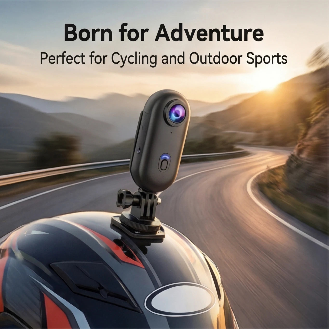 4K HD Motorcycle Mini Recorder Finger WIFI Action Camera Lightweight POV Motorcycle Road Sport Cam Bicycle Vlog Pet Body Camera