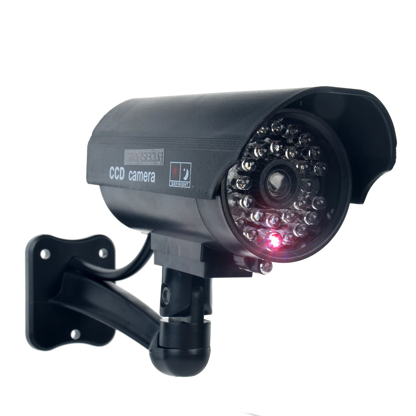 Smarsecur Fake Camera Dummy Waterproof Security CCTV Surveillance Camera With Flashing Red Led Light Outdoor Indoor