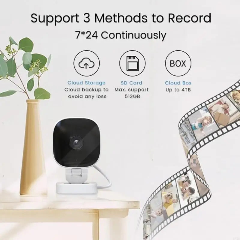 Indoor Security WiFi Camera 1080P CCTV Camera for Home/Baby/Pet Baby Monitor Motion Detection APP Control For Home