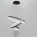 Modern Led Lights Dining Room Decor Chandeliers Simple Ring Living Bedroom Lights Home Indoor Lighting Decorative Pendant Lamps