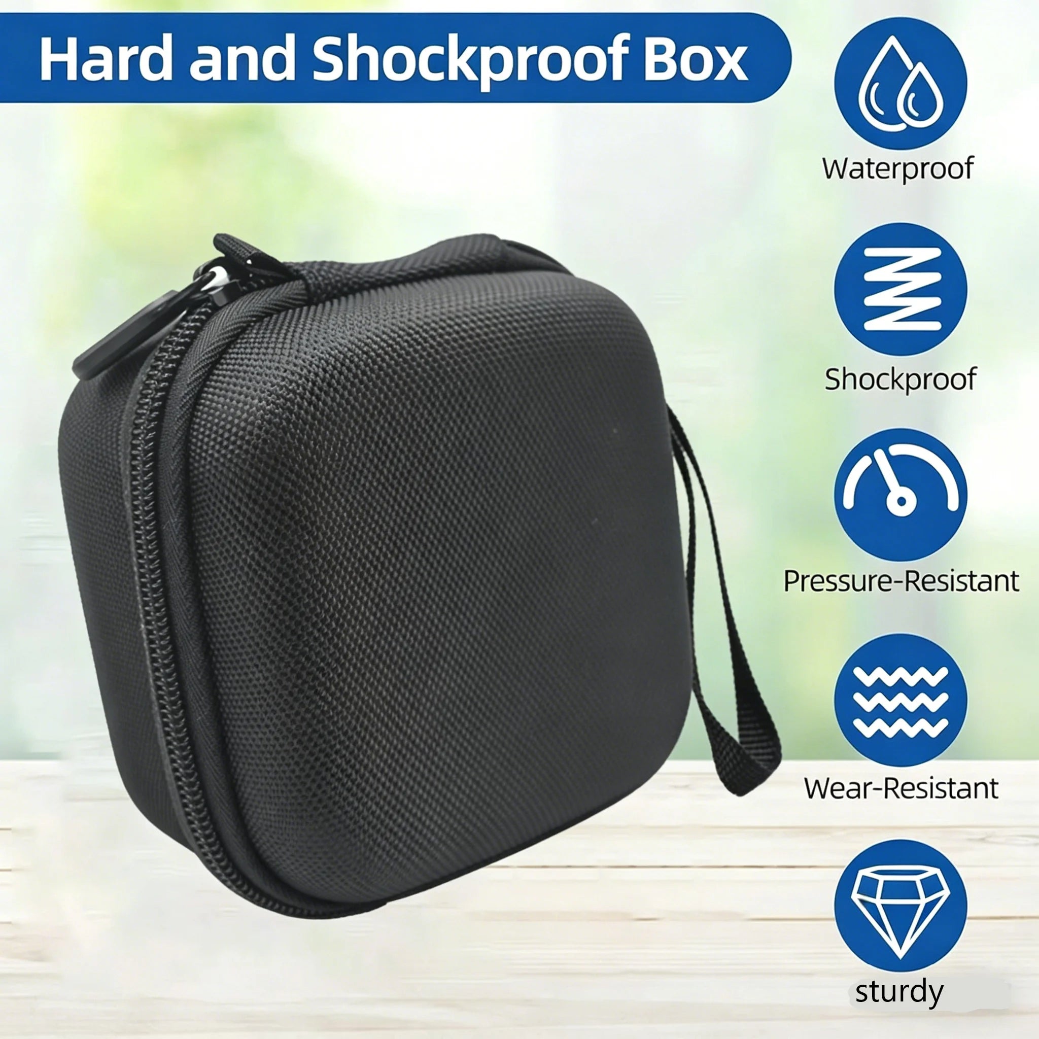 1pc Handheld peptide case insulin vial holder 9 slots for standard 3/5/10ml vial,foam protective, sale case only