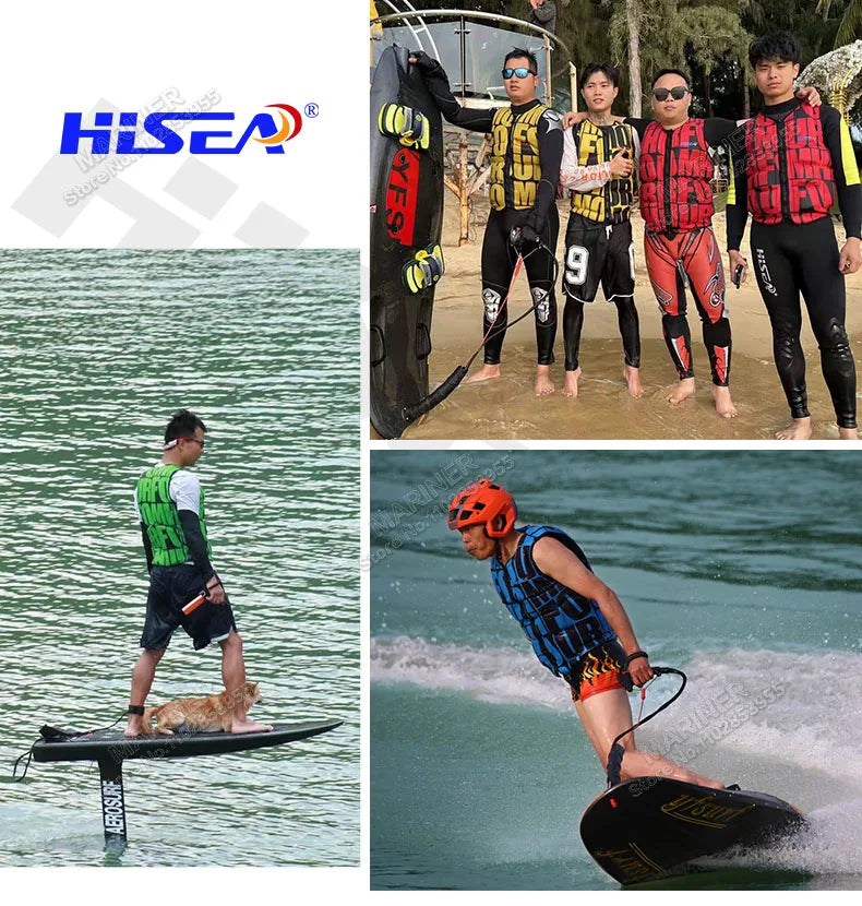 Impact Vest Wakesurf Vest CE Approved Jet Ski Life Jacket Premium Quality Comp Impact Vest Great for All Watersports Activities