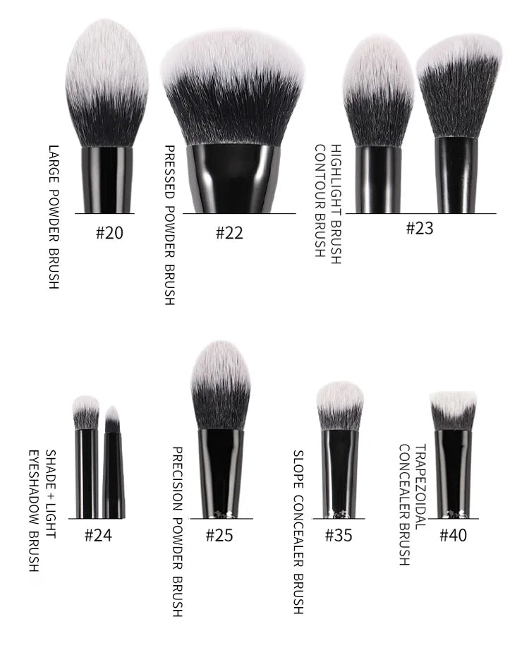 Kat Von D  Makeup Brush Set & Kit Foundation Blush Highlight Concealer Powder Sculpting Eyeshadow Brush KVD Brand Makeup Brush