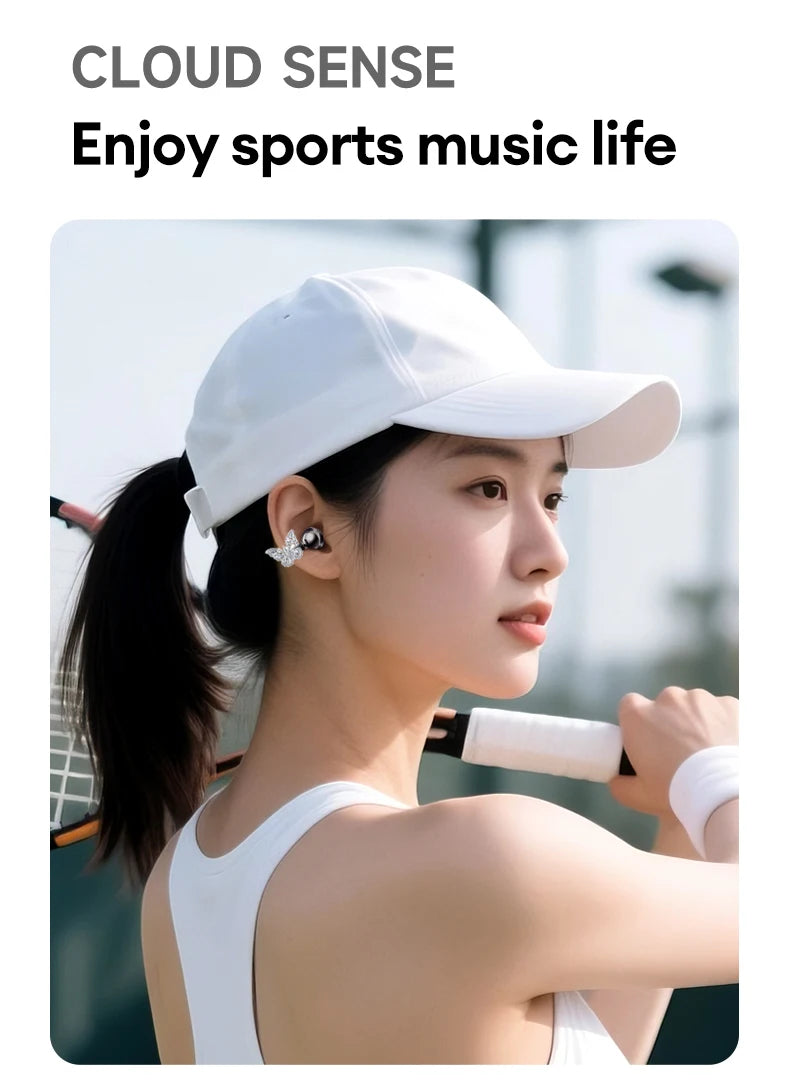 Choice Lenovo LE302 OWS Wireless Ear Clip Earbuds Bluetooth Low Latency HD Call HiFi Stereo Music Sports Open Ear Headphones New
