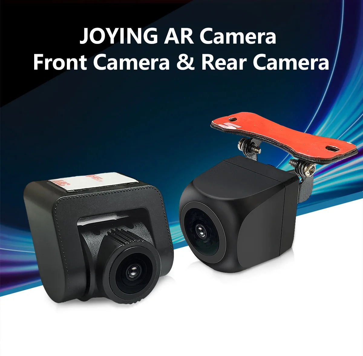 JOYING Newest AR Front Camera Or Rear Camera Reversing Backup View Camera Parking Assist Wide Dynamic Range Full 1080P Display
