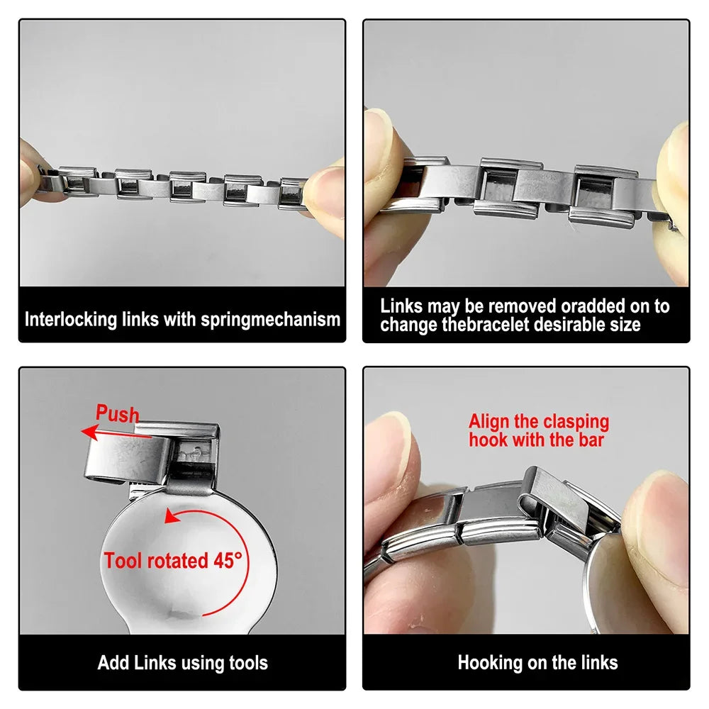 Fashion Birthday Party Beer Drink Gift Italian Charm Links Fit 9mm Bracelet Stainless Steel Jewelry DIY Making