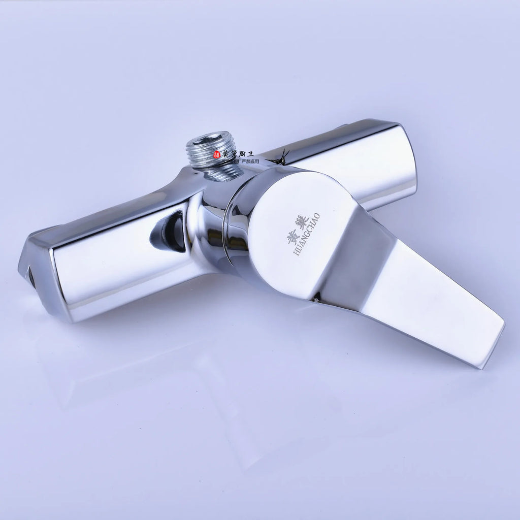 Brass Shower Faucet Mixer Valve Set with Shower Head and Hidden Switch for Bathroom Hot and Cold Water Tap  Bath